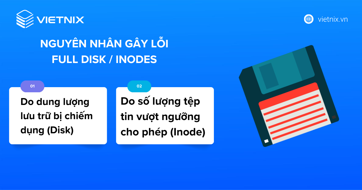 Hướng dẫn xử lý full disk và inodes trên aaPanel nhanh chóng 11 2 lý do phổ biến gây lỗi full disk và inodes trên aaPanel