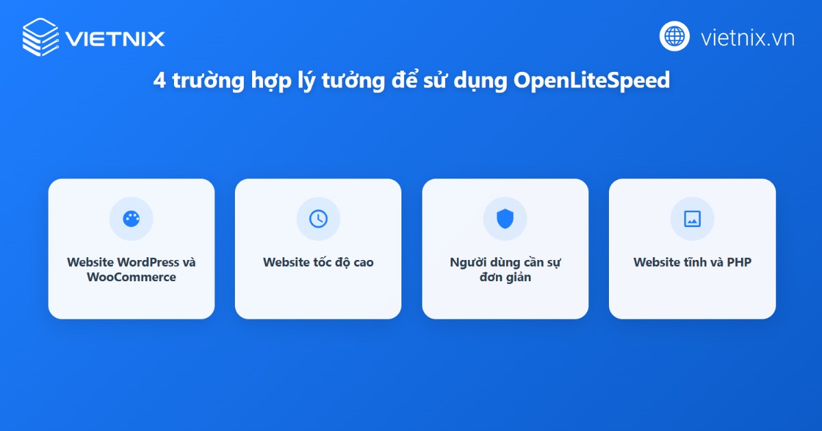 OpenLiteSpeed phù hợp với các dự án website cần hiệu năng tối ưu cho WordPress