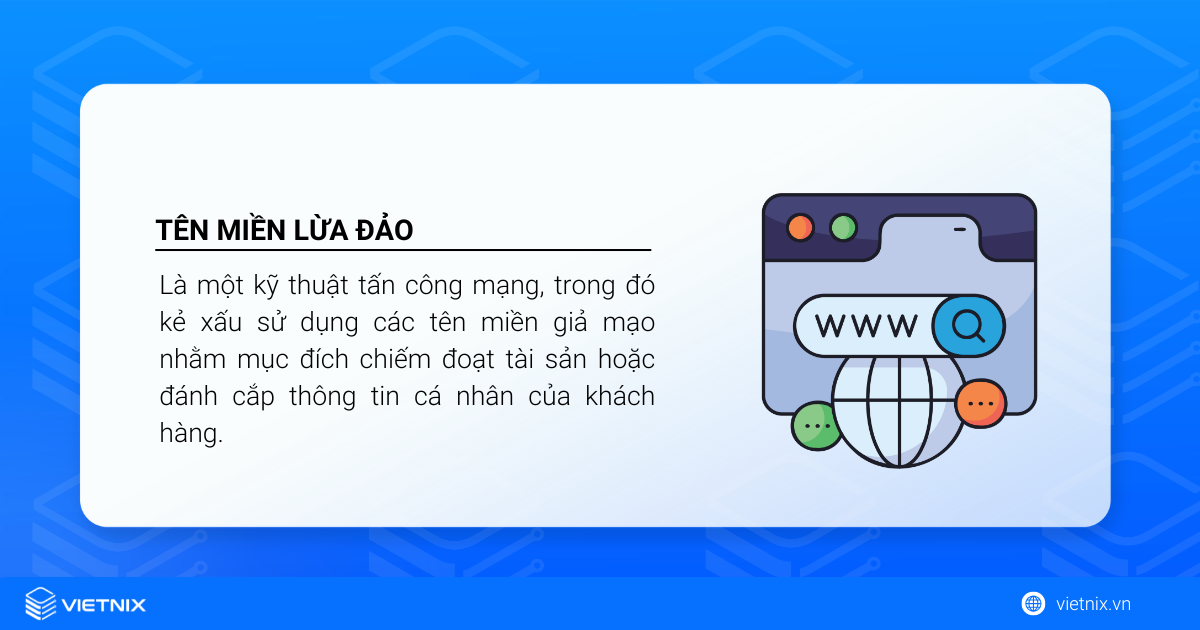 Tên miền lừa đảo là gì