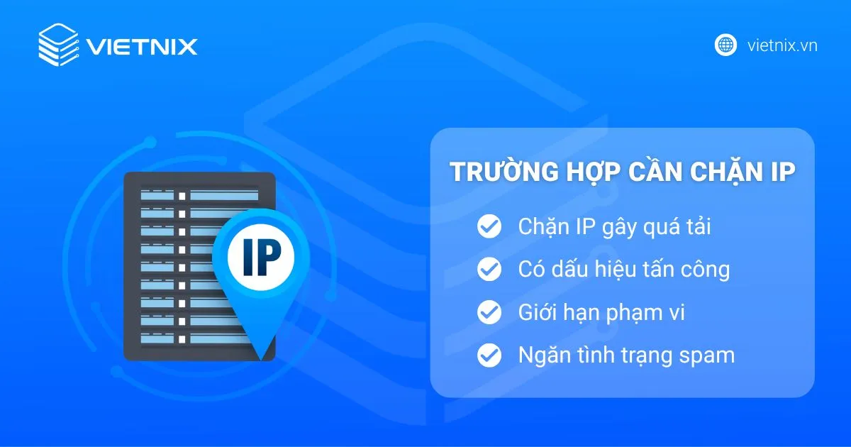 Hướng dẫn chặn IP bằng file .htaccess 16 Trường hợp nên chặn IP bằng file .htaccess