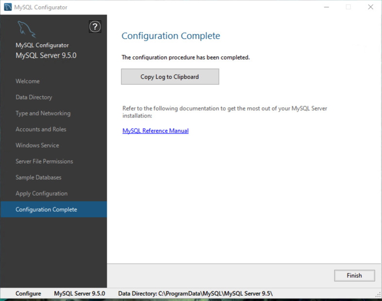MySQL Configurator tự động khởi chạy và cài đặt