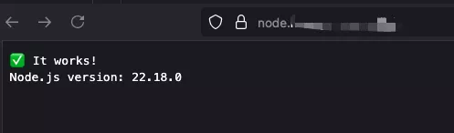Hướng dẫn chi tiết cách chạy Nodejs trên hosting 29 Cấu hình chuyển hướng thành công
