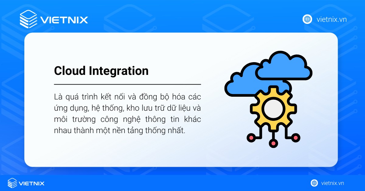 Cloud Integration là gì? Cách thức hoạt động và các bước triển khai hiệu quả 23 Cloud Integration là quá trình kết nối và đồng bộ các ứng dụng thành một nền tảng thống nhất