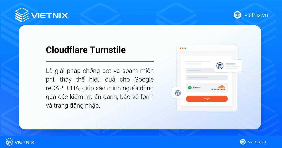 Cloudflare Turnstile cho WordPress là giải pháp chống bot và spam miễn phí