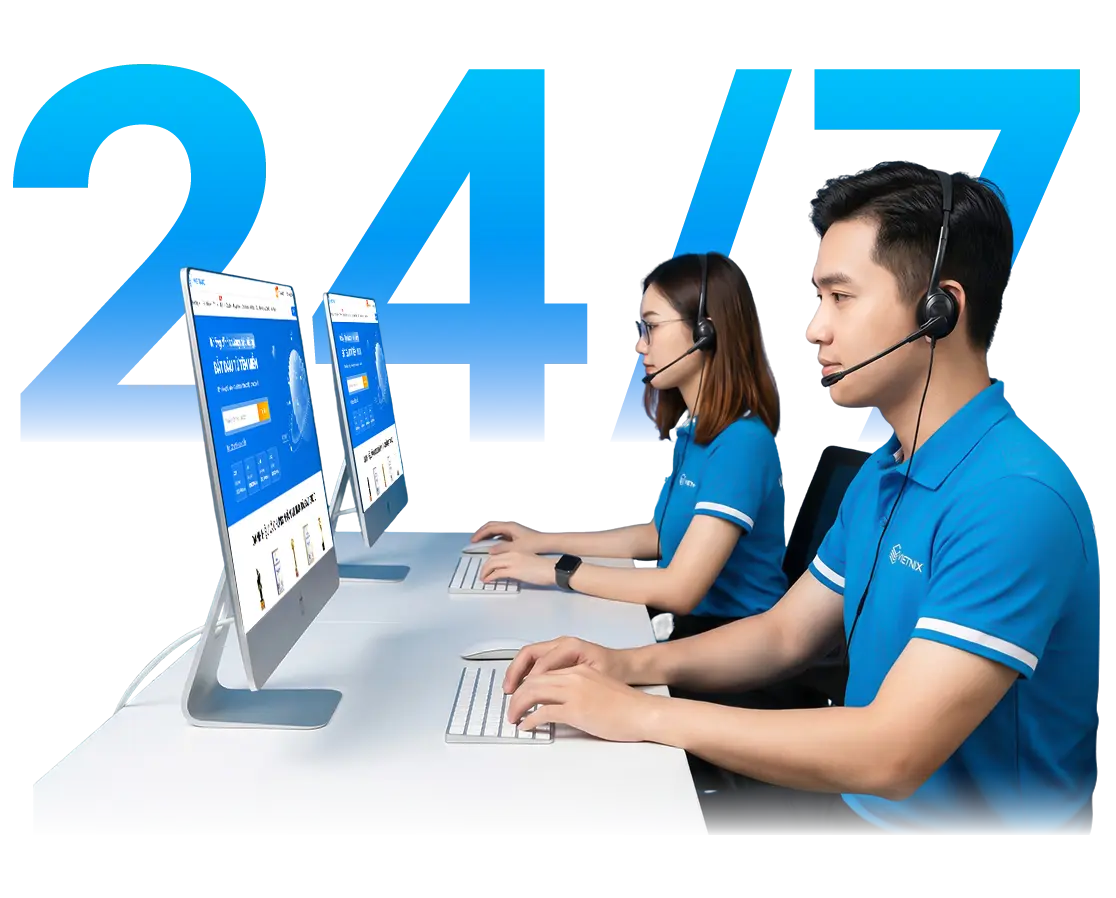 hỗ trợ đăng ký tên miền chuyên nghiệp 24/7