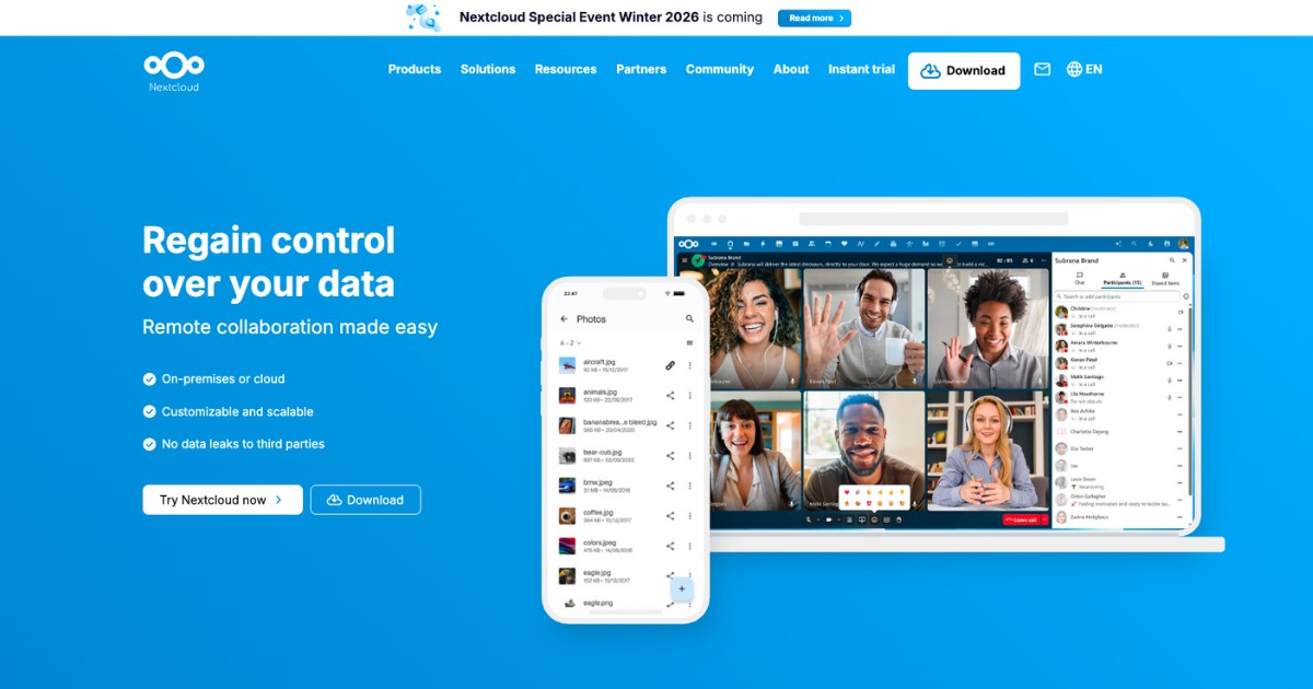 Nextcloud là gì? Cách cài đặt và sử dụng đơn giản, nhanh chóng 28 Nextcloud cung cấp phiên bản phần mềm mã nguồn mở miễn phí cho người dùng cá nhân