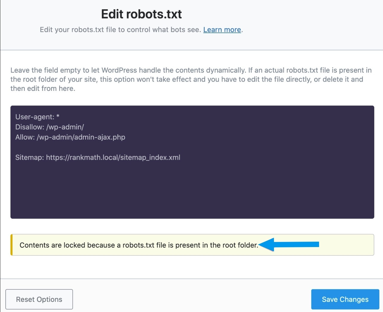  Xóa file robots.txt vật lý