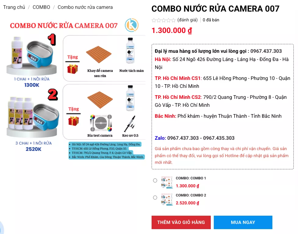 Kết quả sau khi áp dụng tùy chỉnh  