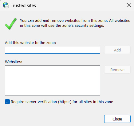 Nhập URL website bạn muốn truy cập