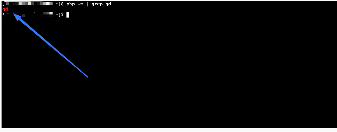 Khắc phục lỗi "There has been an error cropping your image” 22 Kiểm tra server đã cài thư viện PHP-GD