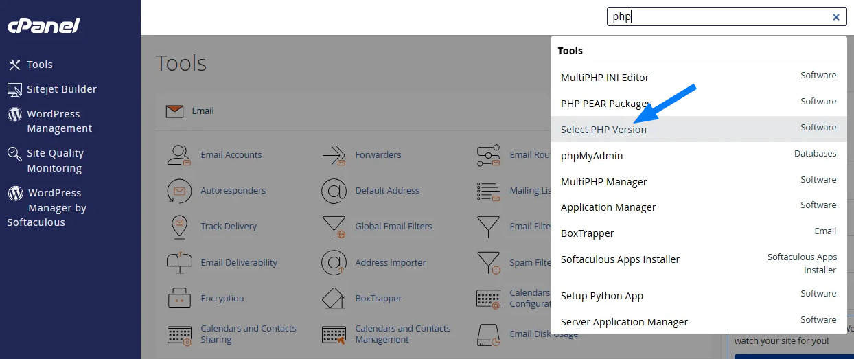Kiểm tra phiên bản PHP