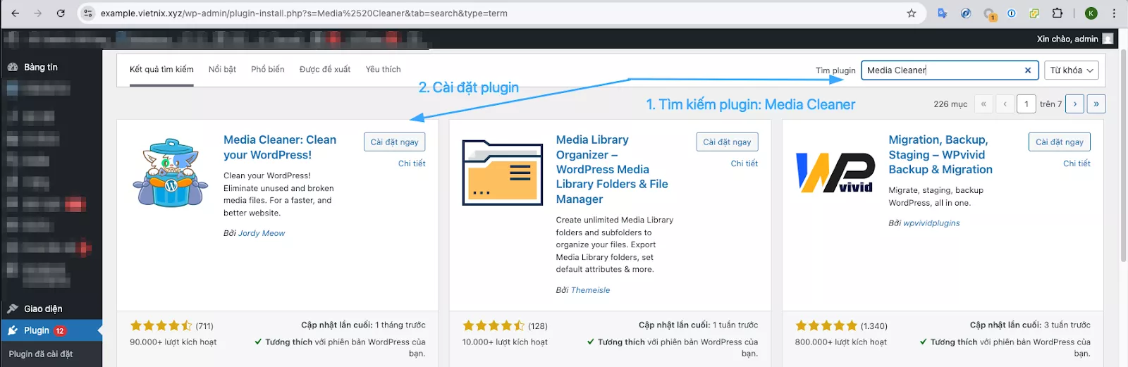 3 cách xóa hình ảnh không sử dụng trong WordPress chi tiết nhất 35 Cài đặt và kích hoạt plugin