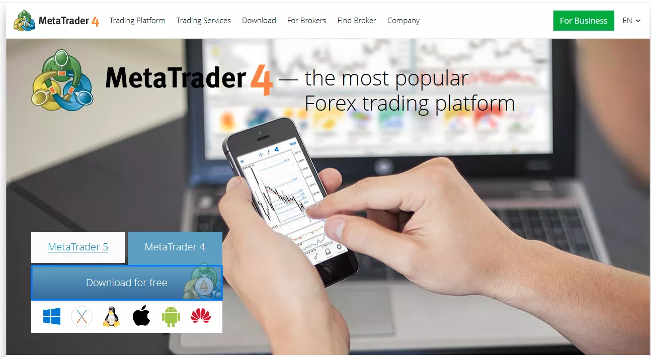 cài đặt MT4 trên máy tính