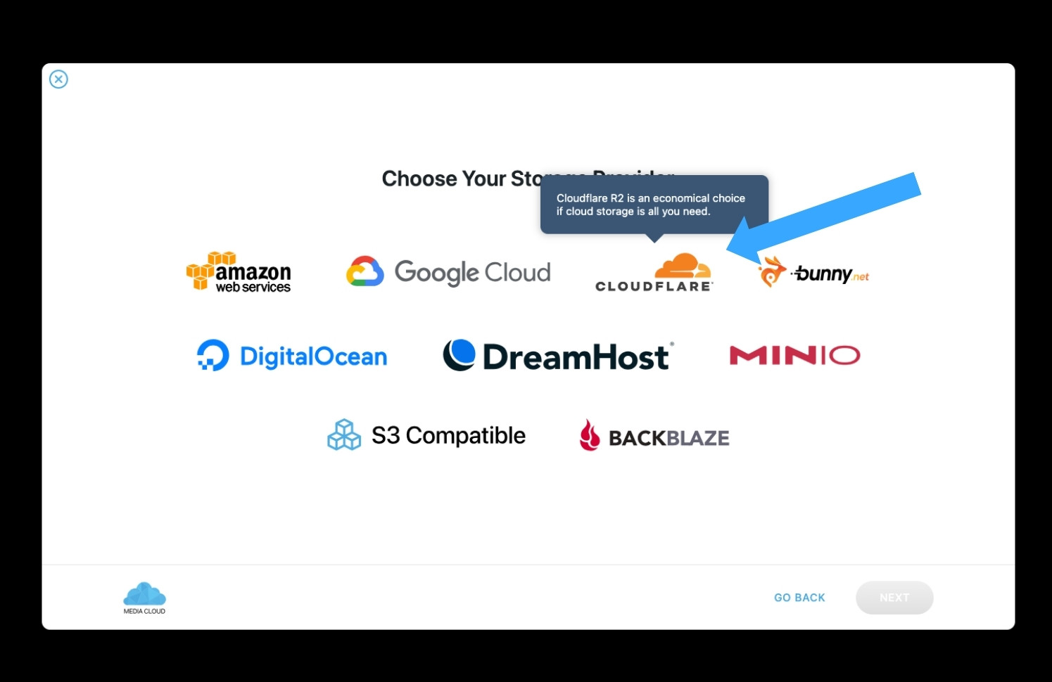 Cloudflare R2 là gì? So sánh chi tiết Cloudflare R2 và S3 AWS 42 Bạn chọn vào logo Cloudflare