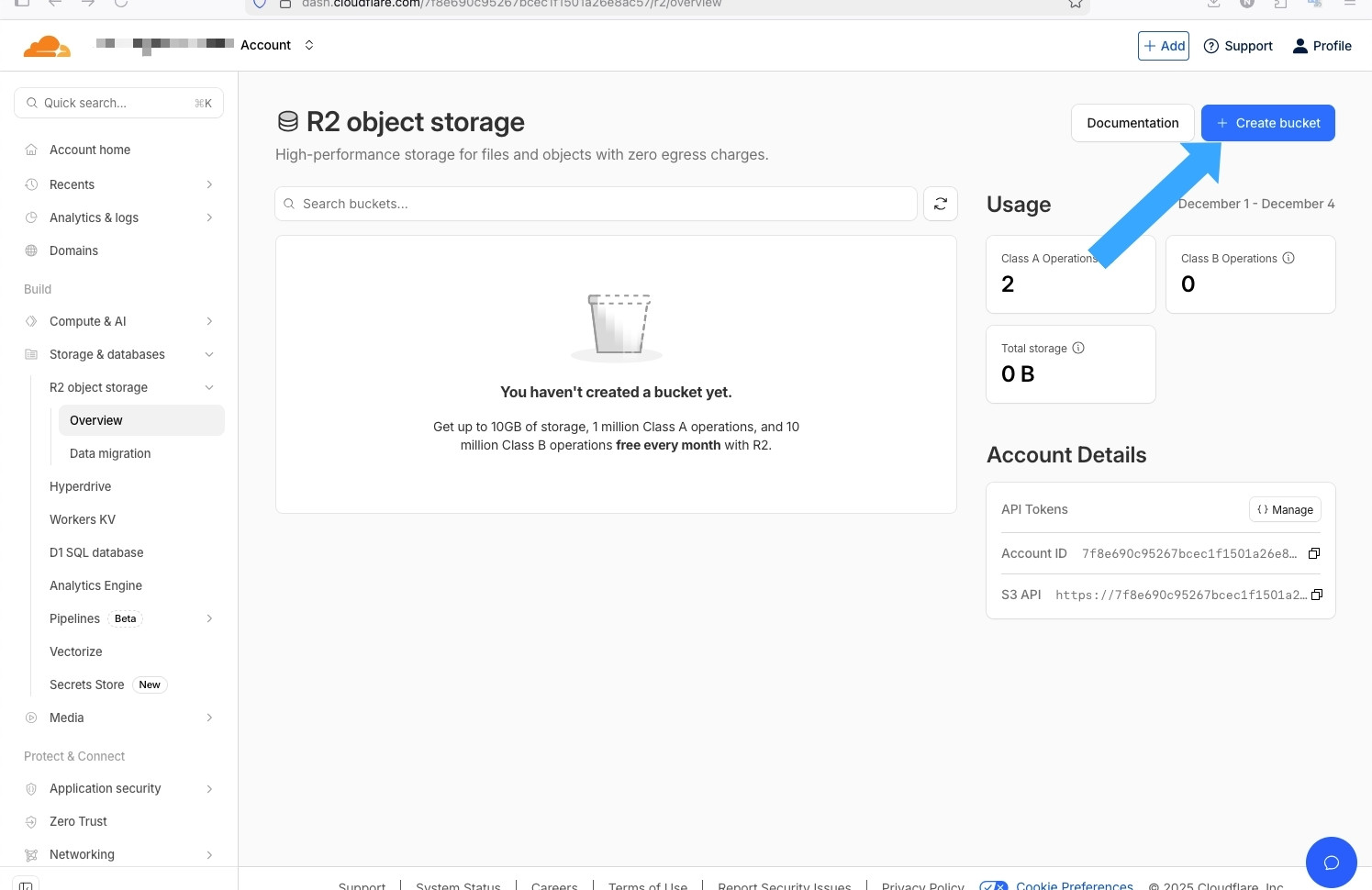 Cloudflare R2 là gì? So sánh chi tiết Cloudflare R2 và S3 AWS 32 Bạn cần tạo bucket riêng