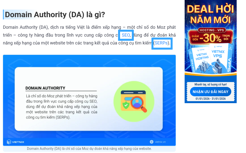 Xây dựng cấu trúc liên kết nội bộ thông minh