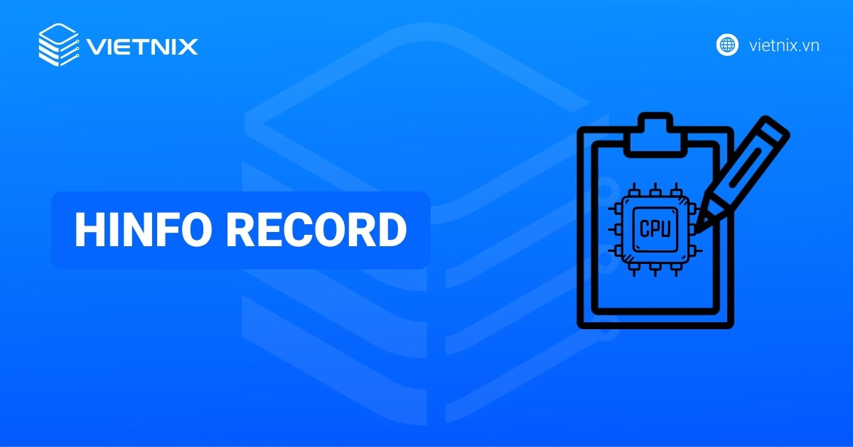 HINFO record là gì? Hướng dẫn tạo và kiểm tra HINFO record trên DNS chi tiết