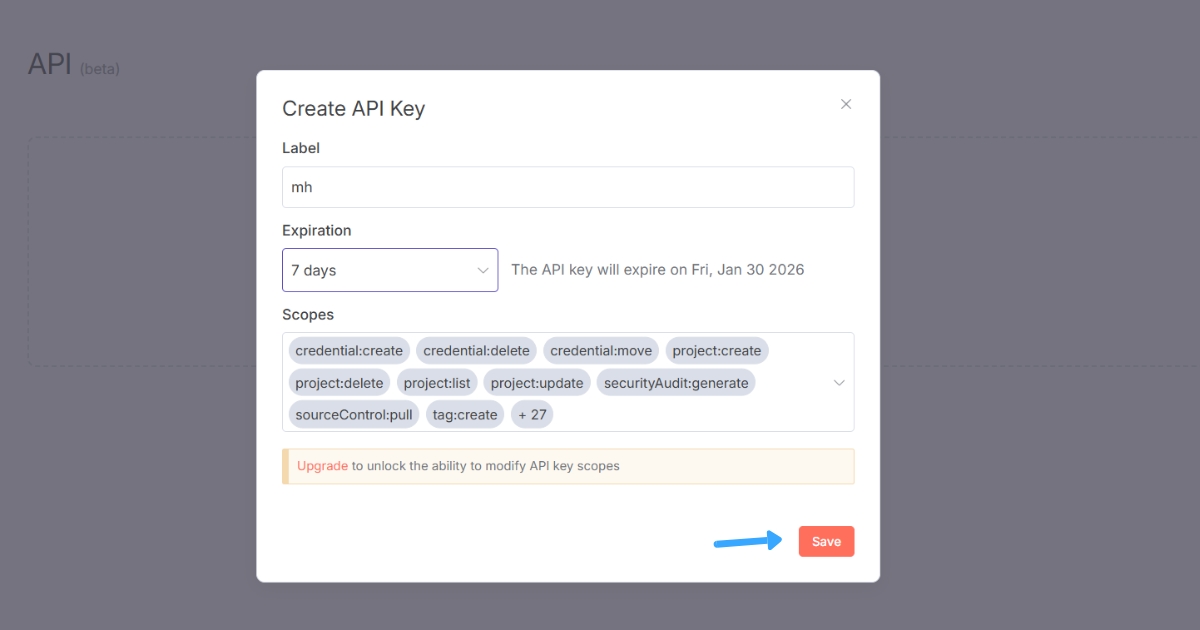 Cách kết nối n8n với Zalo để tự động hóa các quy trình làm việc chi tiết 32 Bạn hãy đặt tên cho API và thiết lập thời gian hết hạn phù hợp
