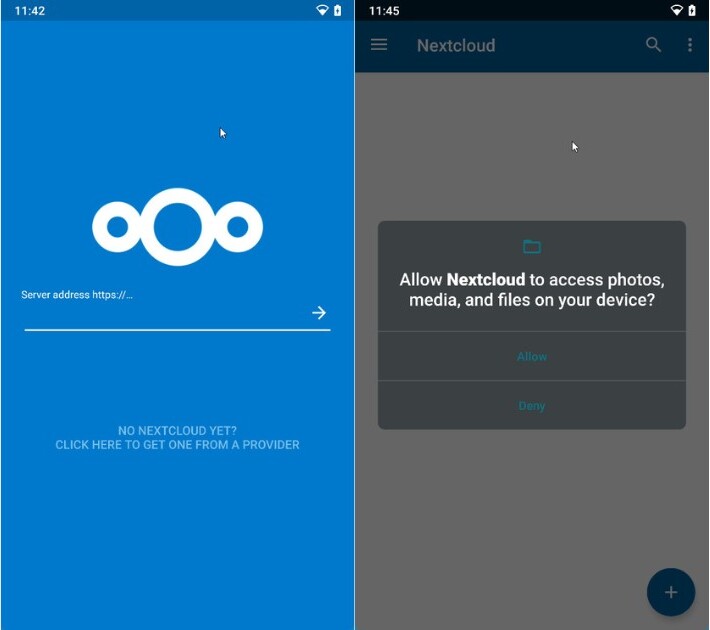 Nextcloud là gì? Cách cài đặt và sử dụng đơn giản, nhanh chóng 35 Nhập địa chỉ máy chủ Nextcloud Server và xác nhận quyền truy cập hệ thống