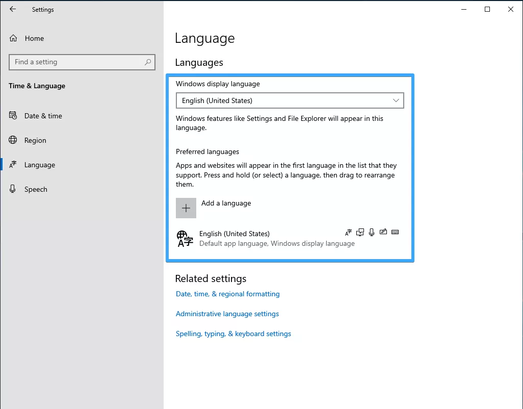 Hướng dẫn thay đổi ngôn ngữ máy tính Win 10 đơn giản, nhanh chóng 22 Xem danh sách các ngôn ngữ hiện có