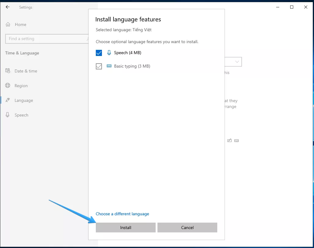 Hướng dẫn thay đổi ngôn ngữ máy tính Win 10 đơn giản, nhanh chóng 24 Lựa chọn các tính năng cho ngôn ngữ