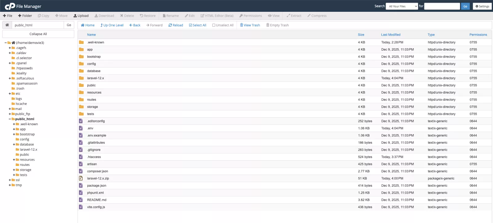 Kiểm tra cấu trúc source Laravel 