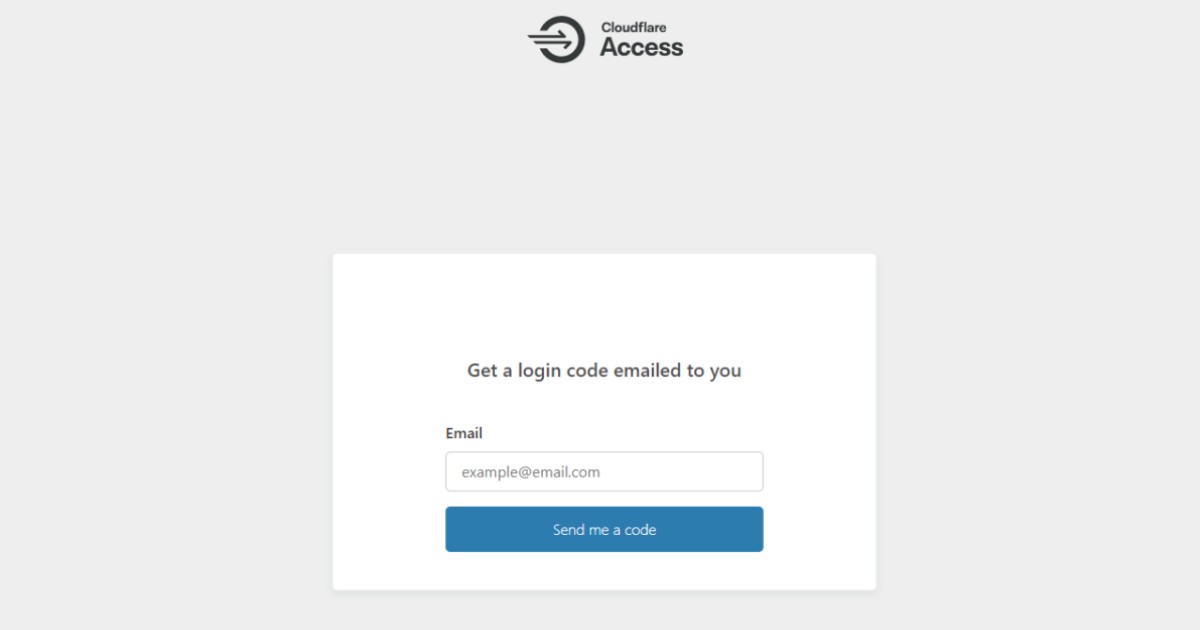 Cloudflare Zero Trust là gì? Cách thiết lập Zero Trust nhanh chóng 26 Cloudflare sẽ chuyển hướng người dùng sang trang xác thực