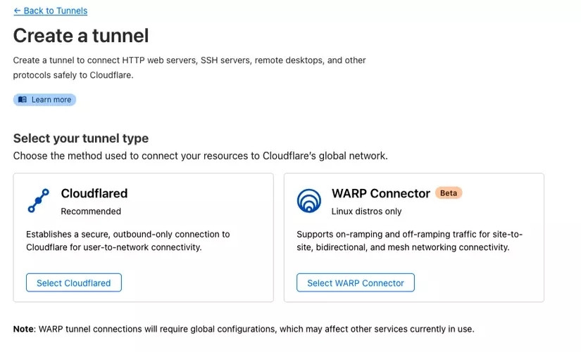 Cloudflare Zero Trust là gì? Cách thiết lập Zero Trust nhanh chóng 24 Bạn cần tạo Cloudflare Tunnel trên server nội bộ