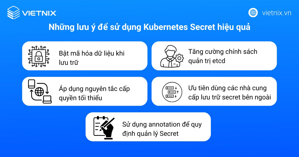 Những lưu ý để sử dụng Kubernetes Secret hiệu quả