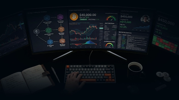 Treo bot phân tích thị trường thực tế