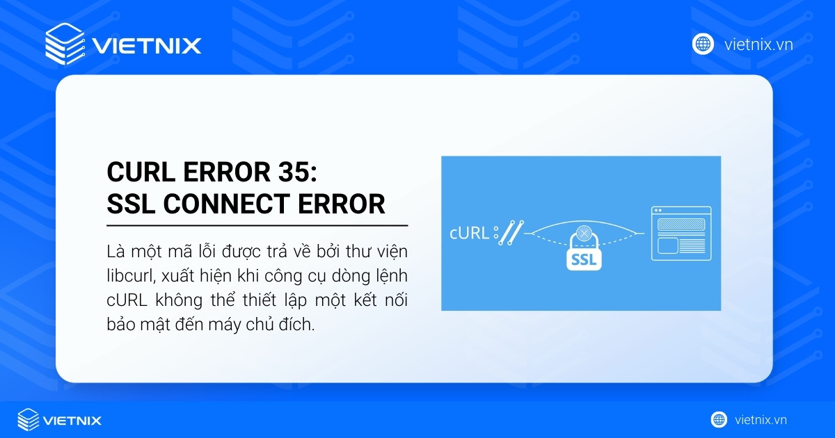 Thông báo Curl error 35: SSL Connect Error là một mã lỗi được trả về bởi thư viện libcurl