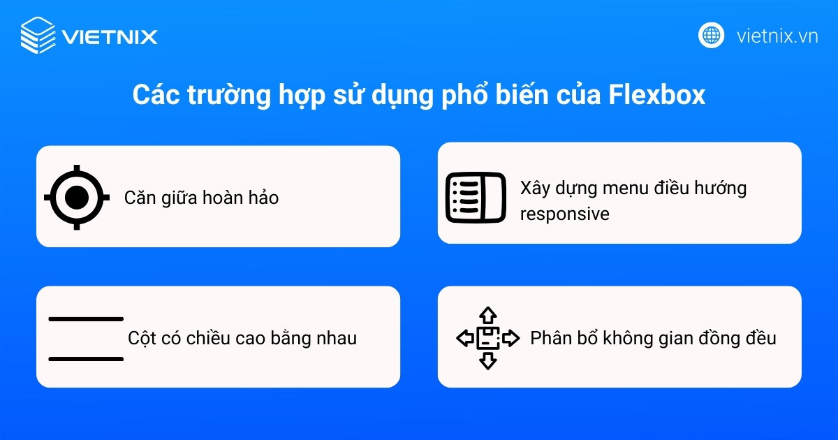 Flex box CSS là gì? Hướng dẫn CSS Flexible Box đầy đủ nhất 27 Các trường hợp sử dụng phổ biến của Flexbox