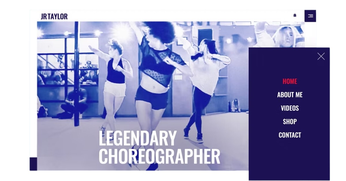 Nút menu hamburger là gì? Các ví dụ thực tế về menu hamburger 51 Website JR Taylor