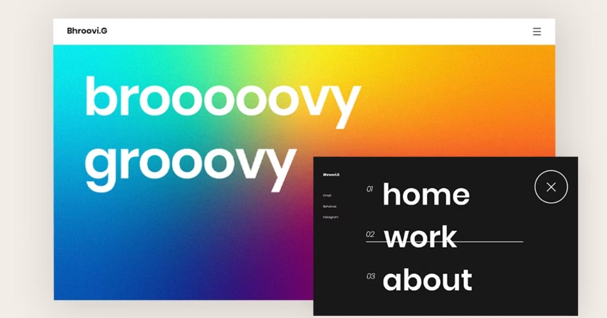Nút menu hamburger là gì? Các ví dụ thực tế về menu hamburger 46 Website Bhroovi Gupta
