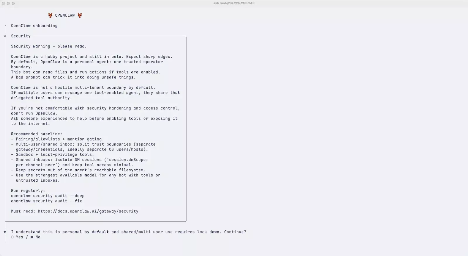 Thông báo cảnh báo an toàn bảo mật