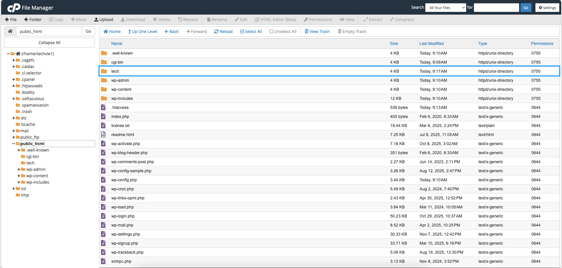 Truy cập thư mục bất kỳ không chứa file index
