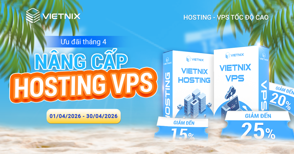 chương trình khuyến mãi tháng 4